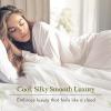 imageCalifornia Design Den 7 Piece Split King Size Sheet Set with 4 Pillowcases Rayon from Bamboo Sateen White
