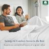 imageCalifornia Design Den Bedding Bundle  Split King Sheet Set with 4 Pillowcases 800 Thread Count 100 Cotton Sateen Ivory