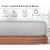 imageCalifornia Design Den 2Pack Twin Fitted Sheets Only  Soft 100 Cotton Durable Sateen Deep Pocket White Twin Fitted Sheet with AllAround Elastic  White05  Light Grey