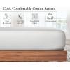 imageCalifornia Design Den 2Pack Twin Fitted Sheets Only  Soft 100 Cotton Durable Sateen Deep Pocket White Twin Fitted Sheet with AllAround Elastic  White02  Ivory