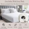 imageCalifornia Design Den 2Pack Twin Fitted Sheets Only  Soft 100 Cotton Durable Sateen Deep Pocket White Twin Fitted Sheet with AllAround Elastic  White01  Bright White