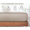 imageCalifornia Design Den 2Pack Twin Fitted Sheets Only  Soft 100 Cotton Durable Sateen Deep Pocket White Twin Fitted Sheet with AllAround Elastic  White03  Beige