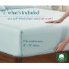 imageCalifornia Design Den 2Pack Twin Fitted Sheets Only  Soft 100 Cotton Durable Sateen Deep Pocket White Twin Fitted Sheet with AllAround Elastic  White12  Seafoam