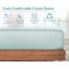 imageCalifornia Design Den 2Pack Twin Fitted Sheets Only  Soft 100 Cotton Durable Sateen Deep Pocket White Twin Fitted Sheet with AllAround Elastic  White12  Seafoam