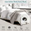 imageCalifornia Design Den Bedding Bundle  Split King Sheet Set with 4 Pillowcases 500 Thread Count 100 Cotton Sateen Silver Sage