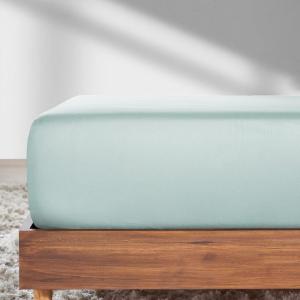 imageCalifornia Design Den 2Pack Twin Fitted Sheets Only  Soft 100 Cotton Durable Sateen Deep Pocket White Twin Fitted Sheet with AllAround Elastic  White12  Seafoam