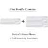 imageCalifornia Design Den 3Pack Fitted Sheets 400 Thread Count 100 Cotton Sateen Deep Pocket Includes 3 Fitted Sheets Only California King White