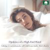 imageCalifornia Design Den 6 Piece Queen Size Sheet Set with 4 Pillowcases  1000 Thread Count 100 Cotton Sateen Ivory