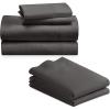 imageCalifornia Design Den Bedding Bundle  Queen Sheet Set with 4 Pillowcases 800 Thread Count 100 Cotton Sateen Grey