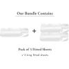 imageCalifornia Design Den 3Pack Fitted Sheets 100 Organic Cotton Percale Includes 3 Fitted Sheets Only King White