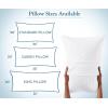 imageCalifornia Design Den Adjustable Queen Size Pillow  Soft Down Alternative Fill Adjustable Loft Memory Foam  Cooling Hotel Pillows for Back Stomach or Side Sleepers  Medium Soft CertiPURUSKing