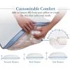 imageCalifornia Design Den Adjustable Queen Size Pillow  Soft Down Alternative Fill Adjustable Loft Memory Foam  Cooling Hotel Pillows for Back Stomach or Side Sleepers  Medium Soft CertiPURUSKing