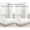 imageCalifornia Design Den Bulk Pack of 8 Twin XL Size Fitted Sheets Only  400 Thread Count 100 Cotton Sateen White04  Ivory