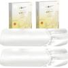 imageCalifornia Design Den Bulk Pack of 8 Twin XL Size Fitted Sheets Only  400 Thread Count 100 Cotton Sateen White04  Ivory