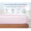 imageCalifornia Design Den Bulk Pack of 8 Twin XL Size Fitted Sheets Only  400 Thread Count 100 Cotton Sateen White18  Pink