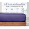 imageCalifornia Design Den Bulk Pack of 8 Twin XL Size Fitted Sheets Only  400 Thread Count 100 Cotton Sateen White19  Purple