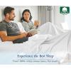 imageCalifornia Design Den Cal King Size Flat Sheet Soft 400 Thread Count 100 Cotton Sheet SateenCooling ampamp Breathable Bed Sheets White Flat Sheet Single California King Flat Sheet Only Bright White04  Light Grey