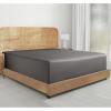 imageCalifornia Design Den Bulk Pack of 8 Twin XL Size Fitted Sheets Only  100 Organic Cotton Percale Weave White04  Grey