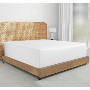 imageCalifornia Design Den Bulk Pack of 8 Twin XL Size Fitted Sheets Only  100 Organic Cotton Percale Weave White01  Bright White