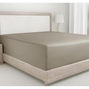imageCalifornia Design Den Bulk Pack of 8 Twin XL Size Fitted Sheets Only  400 Thread Count 100 Cotton Sateen White06  Taupe