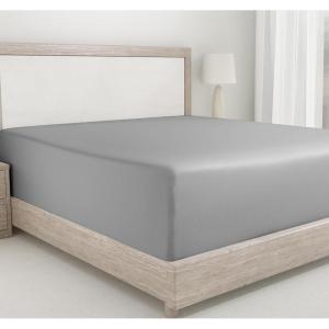 imageCalifornia Design Den Bulk Pack of 8 Twin XL Size Fitted Sheets Only  400 Thread Count 100 Cotton Sateen White08  Grey Light