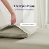 imageCalifornia Design Den StandardQueen Pillow Cases Set of 2  Luxury 100 Egyptian Cotton Crisp Percale Soft ampamp Breathable StandardQueen Size Pillow Cases  WhiteBeige