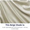 imageCalifornia Design Den StandardQueen Pillow Cases Set of 2  Luxury 100 Egyptian Cotton Crisp Percale Soft ampamp Breathable StandardQueen Size Pillow Cases  WhiteBeige