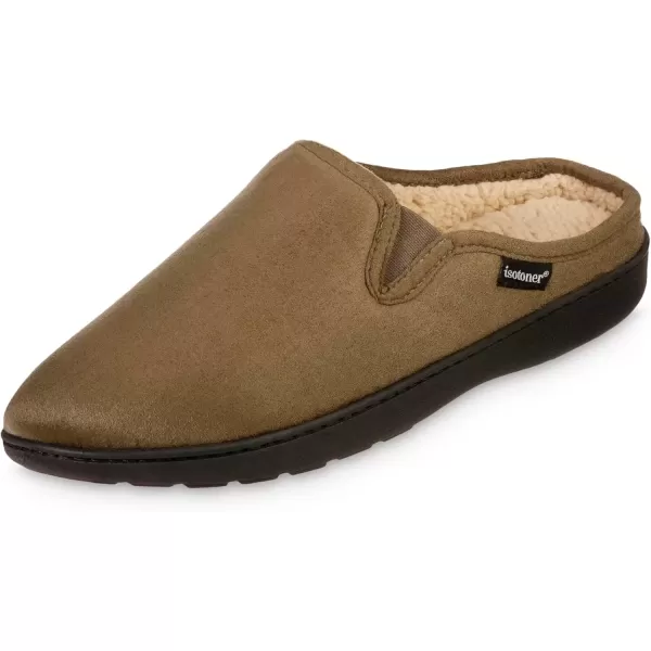 imageisotoner Mens Advanced Gel Infused Memory Foam Microsuede Vincent Hoodback Eco Comfort Recycled Slippers ClogLoden