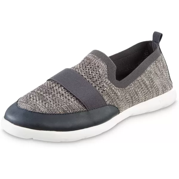 imageisotoner Mens Heathered SportKnit IndoorOutdoor SlippersDark Charcoal