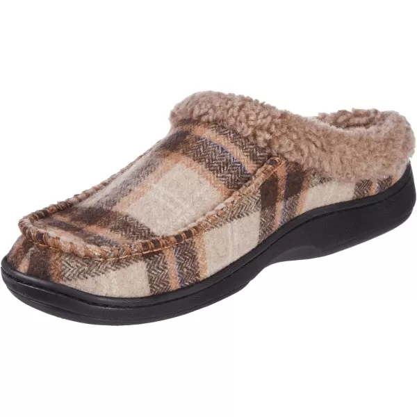 imageisotoner Mens Lewis Clog SlipperDark Chocolate