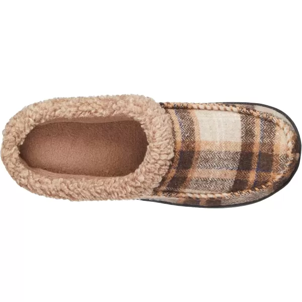 imageisotoner Mens Lewis Clog SlipperDark Chocolate