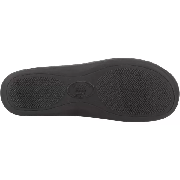 imageisotoner Mens Open Back Slipper with Memory Foam and IndoorOutdoor SoleFuax Microsuede Navy Blue