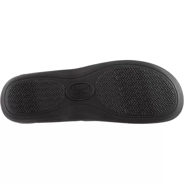 imageisotoner Mens Open Back Slipper with Memory Foam and IndoorOutdoor SoleMicroterry Ash