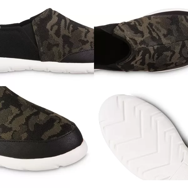imageisotoner Mens Zenz Active SlipOn UltraSoft Casual Shoes with Flexible Support ampamp Breathable MeshCamouflageLoden