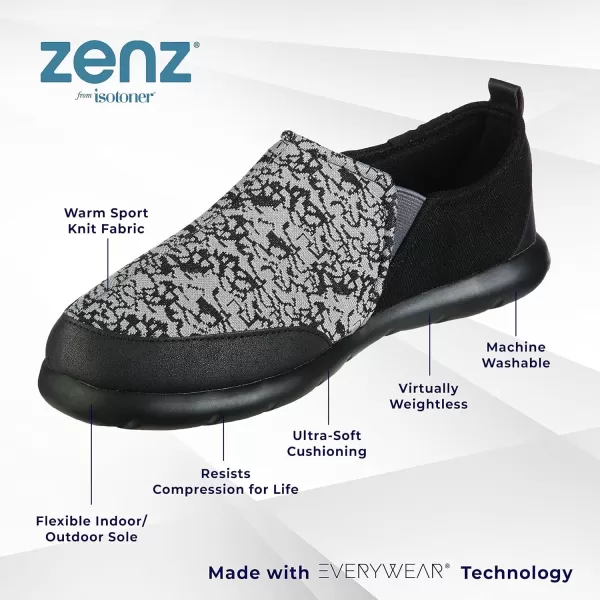 imageisotoner Mens Zenz Active SlipOn UltraSoft Casual Shoes with Flexible Support ampamp Breathable MeshGrey