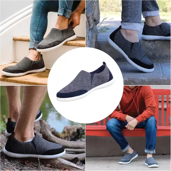 imageisotoner Mens Zenz Active SlipOn UltraSoft Casual Shoes with Flexible Support ampamp Breathable MeshMineral