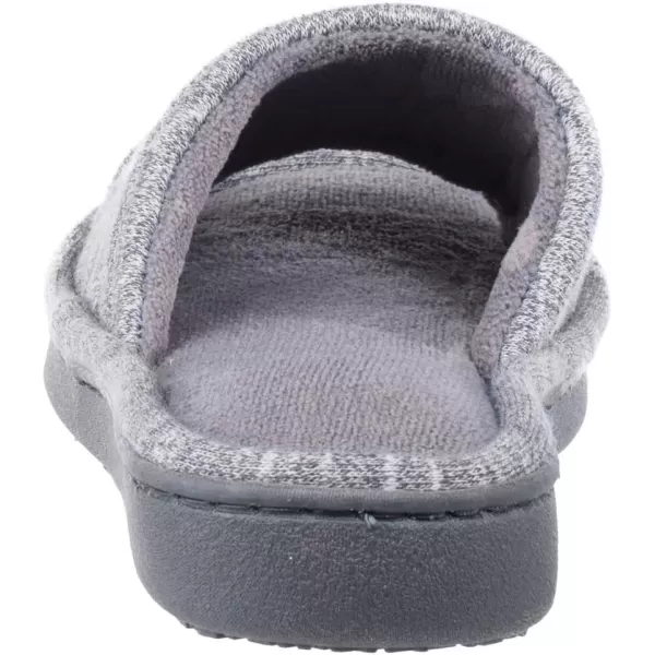 imageisotoner Womens Andrea Open Toe Slide Slipper with Moisture Wicking for IndoorOutdoor Comfort and Arch SupportAsh
