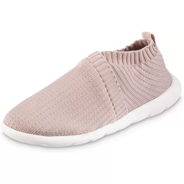 imageisotoner Womens Lightweight Recycled Stretch Sport Knit Slipon Slipper Bootie MoccasinEvening Sand