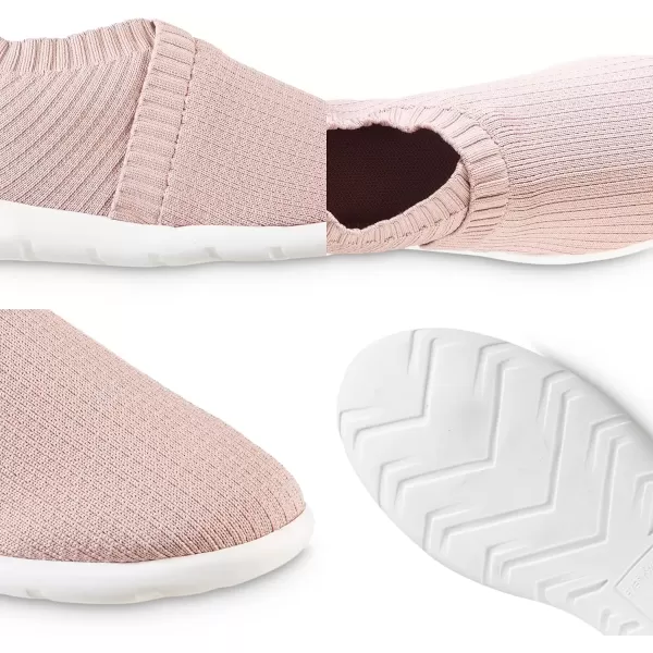 imageisotoner Womens Lightweight Recycled Stretch Sport Knit Slipon Slipper Bootie MoccasinEvening Sand