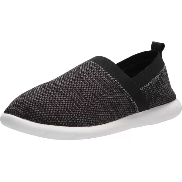 imageisotoner Womens Lightweight and Breathable Elastic Knit Slipon Shoe SlipperBlack