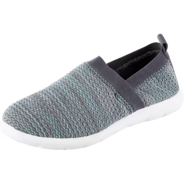 imageisotoner Womens Lightweight and Breathable Elastic Knit Slipon Shoe SlipperMineral