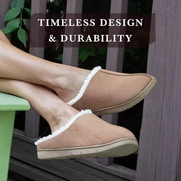 imageisotoner Womens Microsuede Hoodback Slipper NonSlip Sole IndoorOutdoor Memory Foam Machine WashableAsh