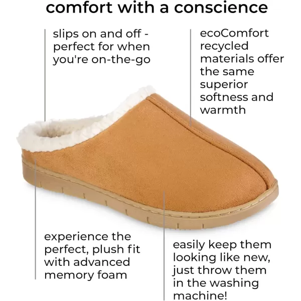 imageisotoner Womens Microsuede Hoodback Slipper NonSlip Sole IndoorOutdoor Memory Foam Machine WashableAsh