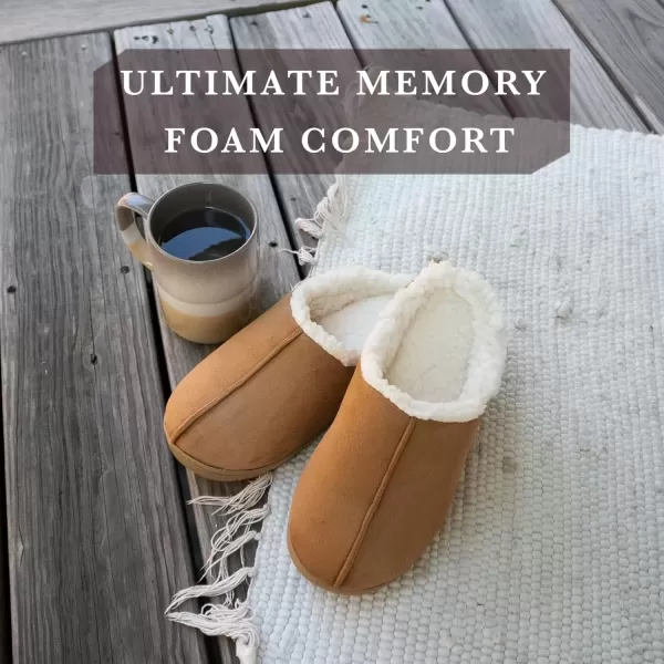 imageisotoner Womens Microsuede Hoodback Slipper NonSlip Sole IndoorOutdoor Memory Foam Machine WashableBlack
