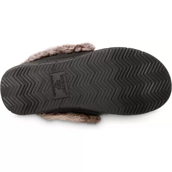 imageisotoner Womens Microsuede Moccasin Slippers NonSlip IndoorOutdoor Memory Foam Machine WashableBlack