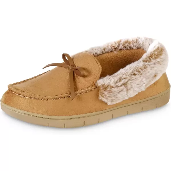 imageisotoner Womens Microsuede Moccasin Slippers NonSlip IndoorOutdoor Memory Foam Machine WashableBuckskin