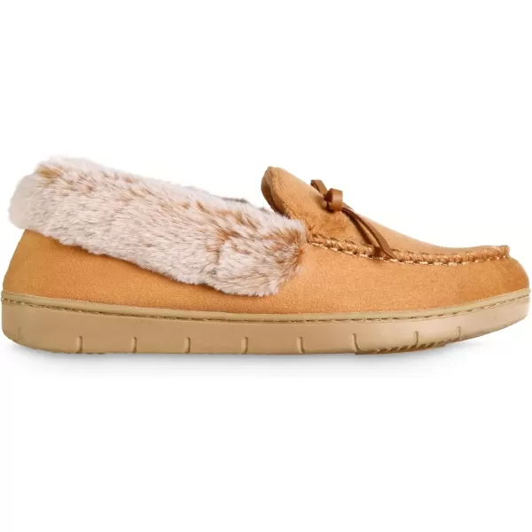 imageisotoner Womens Microsuede Moccasin Slippers NonSlip IndoorOutdoor Memory Foam Machine WashableBuckskin