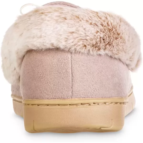imageisotoner Womens Microsuede Moccasin Slippers NonSlip IndoorOutdoor Memory Foam Machine WashableWoodberry