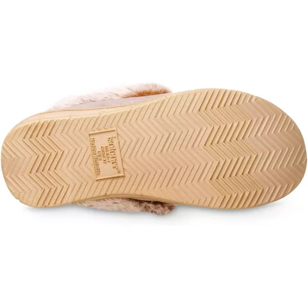 imageisotoner Womens Microsuede Moccasin Slippers NonSlip IndoorOutdoor Memory Foam Machine WashableWoodberry