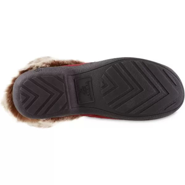 imageisotoner Womens Recycled Microsuede Mallory Boot Slipper with Memory Foam and IndoorOutdoor SoleChili